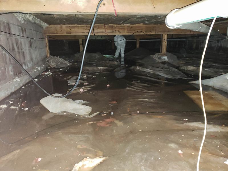 Crawlspace Water Cleanup